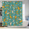 Vibrant Fish Print Shower Curtain for Home Decor Waterproof Fabric In Multiple Colors Available