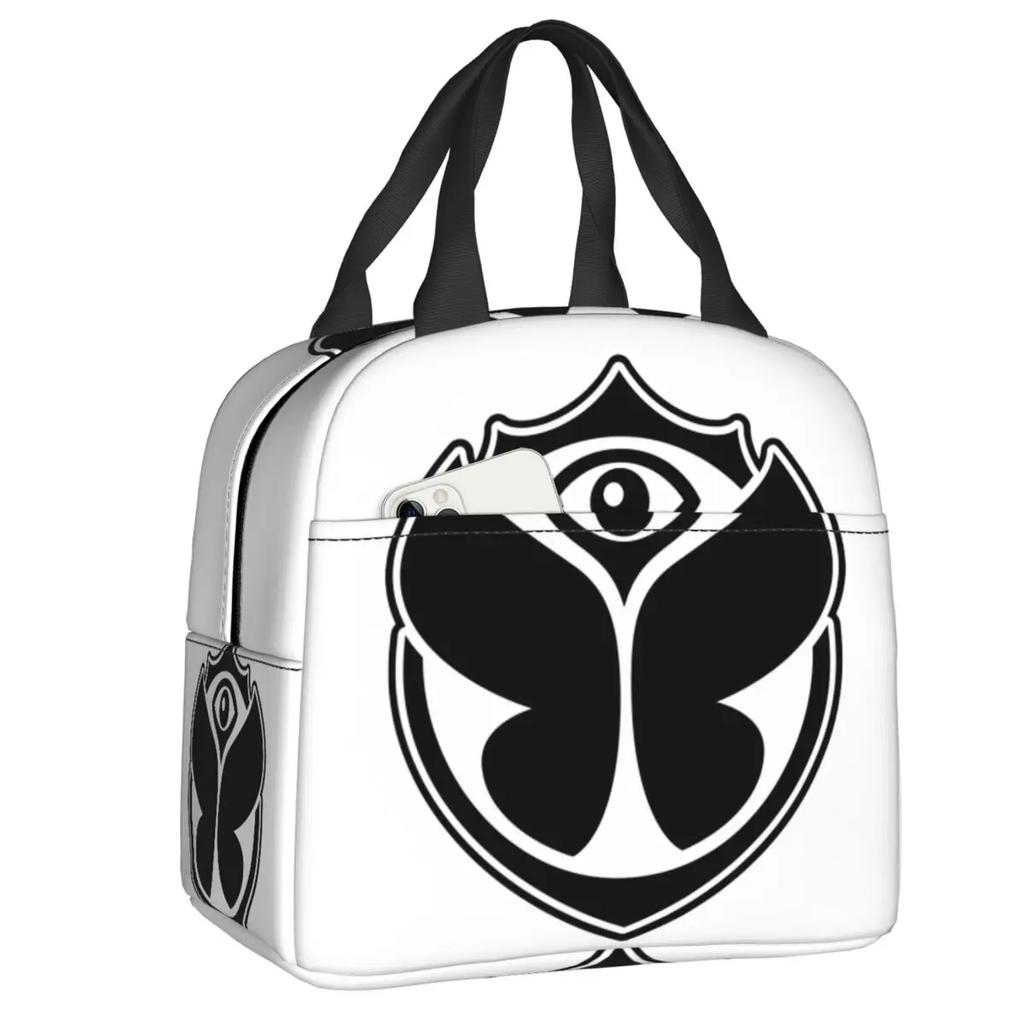 Party Insulated Lunch Bag for Women Resuable Electronic Dance Festival Cooler Thermal Lunch Box Office Work School