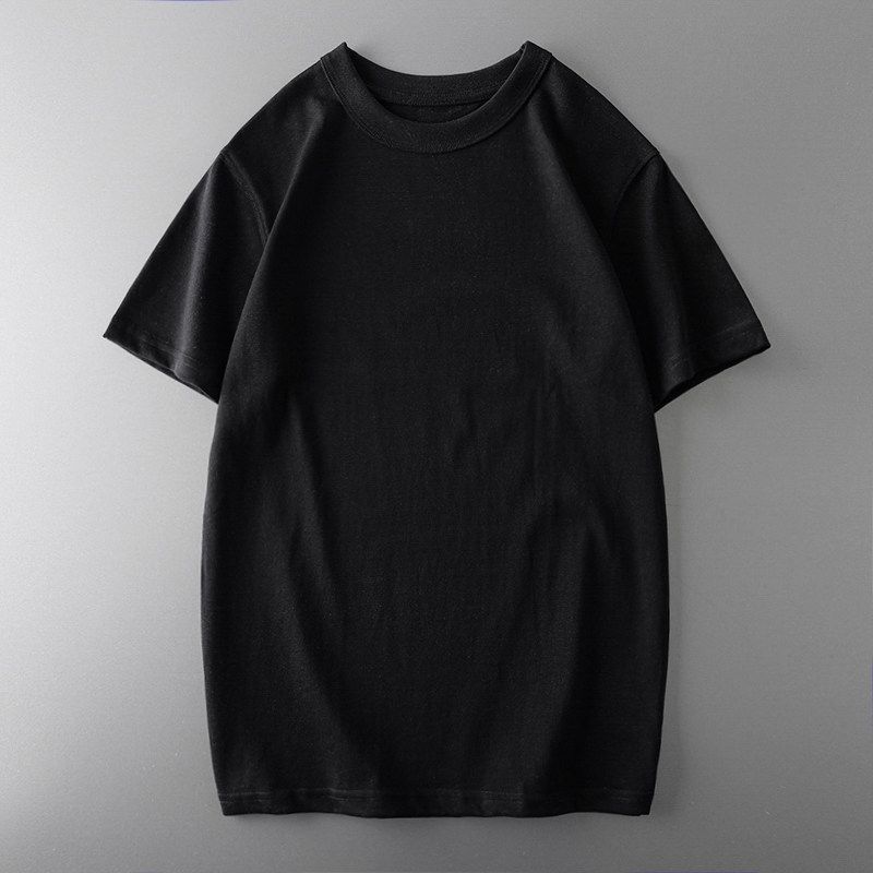 Amekaji 300G Heavy Weight T-Shirt Men's Short Sleeve Summer American Cotton Base Shirt Export Men's Clothing Cotton T-shirt