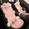 Adorable Cartoon Pig Plush Car Seat Cushion for Women, Fits Haval H6, Red Rabbit, Big Dog, Mythical Beast, and Dragon H2.