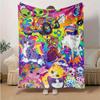 Tuxedo Cat Blanket 2D Printed Soft Cozy Flannel Throw Blanket for Bed Couch Sofa Camping Travel Warm Blanket for Cat Lovers Gift