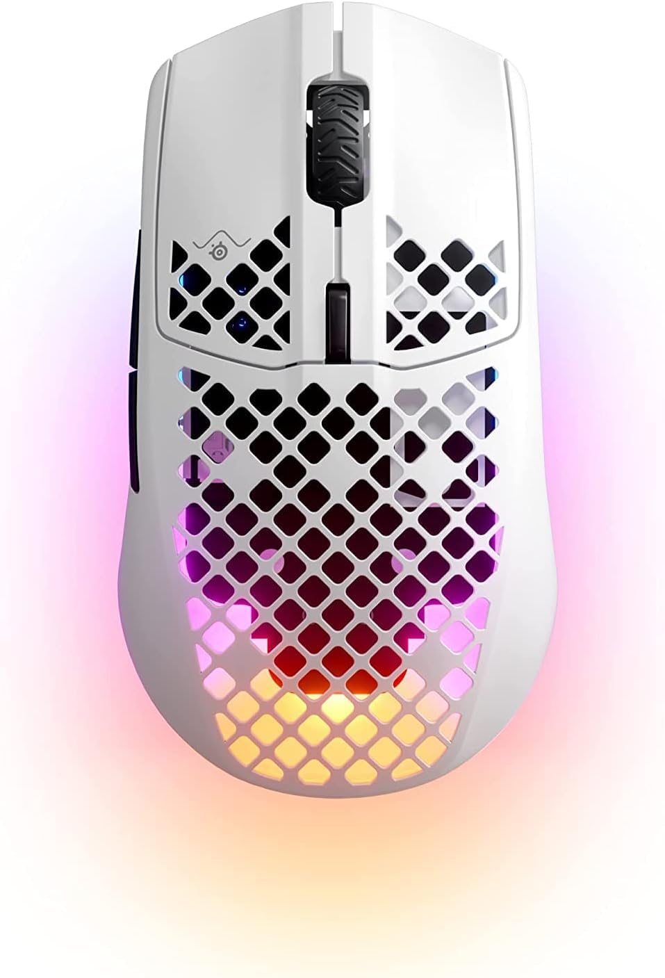 

SteelSeries Gaming Mouse Wireless Aerox 3 Snow Wireless Ultra Lightweight TRUEMOVE AIR Sensor Quantum Wireless Technology IP54 Standard Waterproof and