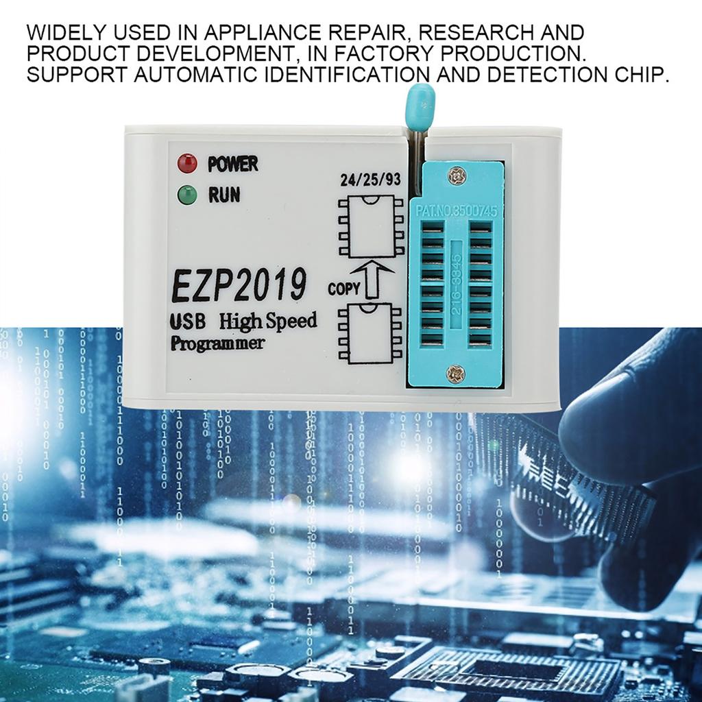 EZP2019+ Hochgeschwindigkeits-USB-SPI-Programmiergerät mit getesteter Basis, unterstützt PC-Software-Firmware-Updates