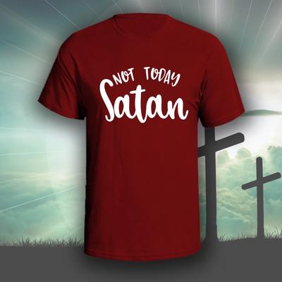 Not Today Satan 1 Graphic Tee Shirt | Christian Bible God