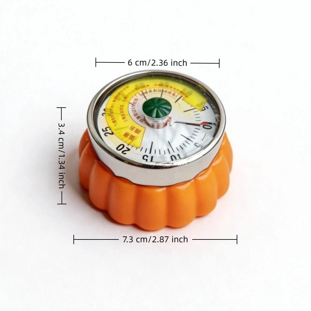 Precision Timing Mechanical Timer Stainless Steel 60 Minute Timer Visual Timer Office Use