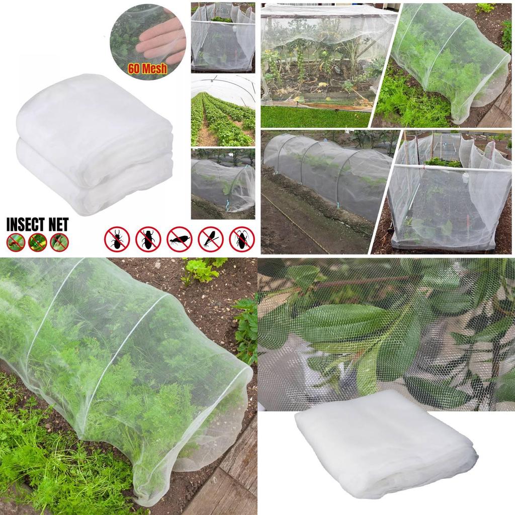 Durable Polyethylene Insect Netting For Garden Greenhouses White Color 5-year Lifespan