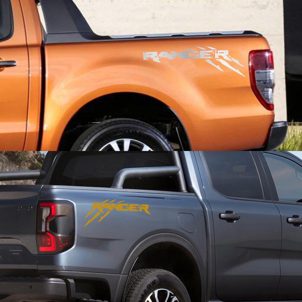Ford Ranger Raptor Side Trunk Decal Sticker Red
