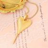 Lady Irregular Heart-shaped Pendant Necklace - Retro Women's Jewelry