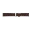 Morellato Juke Watch Strap - Dark Brown - 24mm - Chrome Plated Stainless Steel Buckle - Performance Collection
