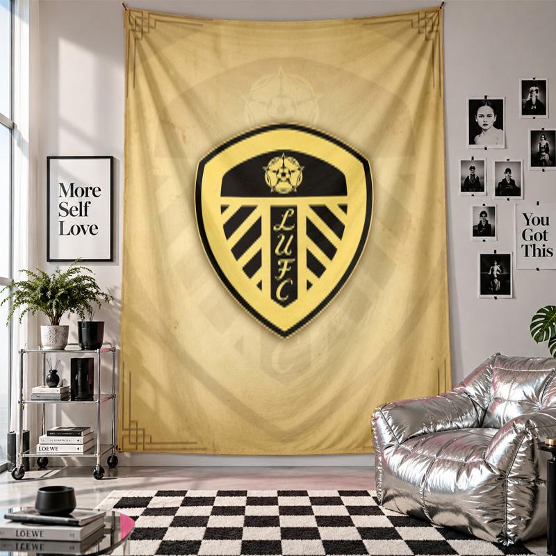 Leeds United Wall Tapestry Home Decor Wall Hanging Cloth for Bedroom Living Room Background