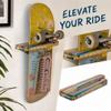 Suporte de Parede para Skate com Rack de Armazenamento Suspenso - Suporte de Exibição Montado na Parede para Skates, Longboards, Casa