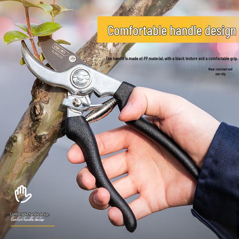 Deli 8.5-inch Labor-Saving Pruning Shears