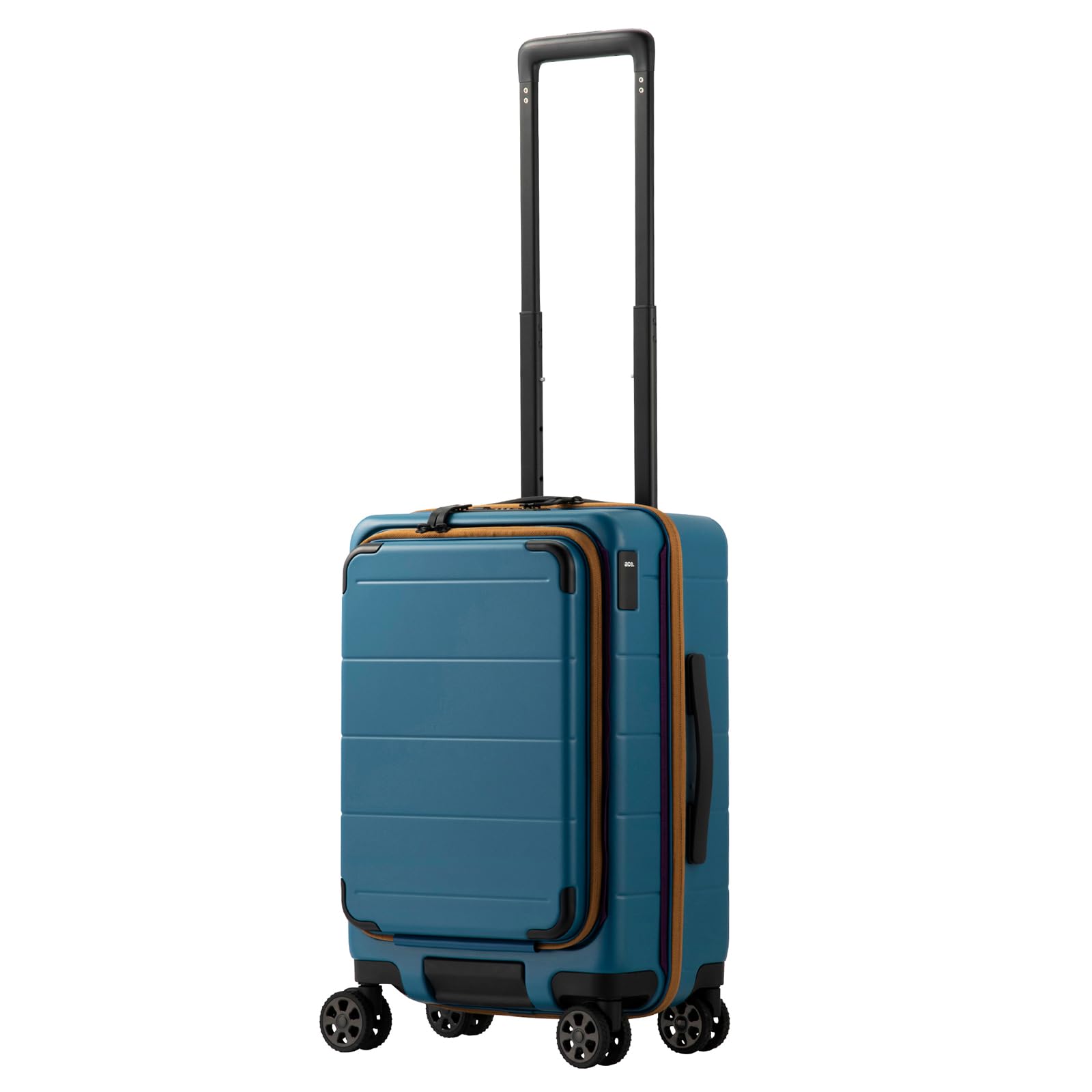 

Чемодан размера S 1 ночь 2 дня 2 ночи 3 дня 32 л уличный аварийный открывающийся спереди большой двухколесный роликовый чехол сумка для переноски Theofield Lake Blue [Ace озеро синий