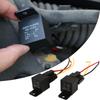 4 Pin 40A Auto Car Relay DC 12V 24V with Socket Mounting Hole Coil Power Automobile Control Device with Line Motors Relays