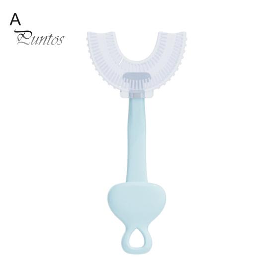 Healthy U-Shaped Anti-Slip Toothbrush Children 360 Degree Soft Oral Care Brush for Newborn