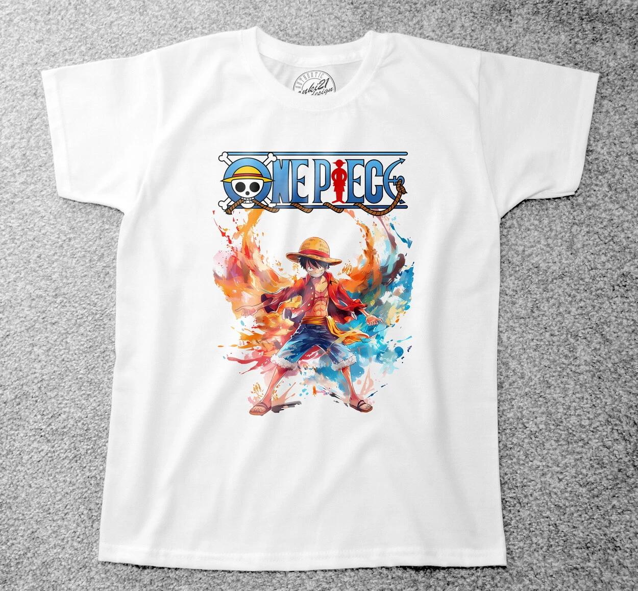 One Piece Luffy 004 Anime/Manga Childrens/Kids t-shirts 160