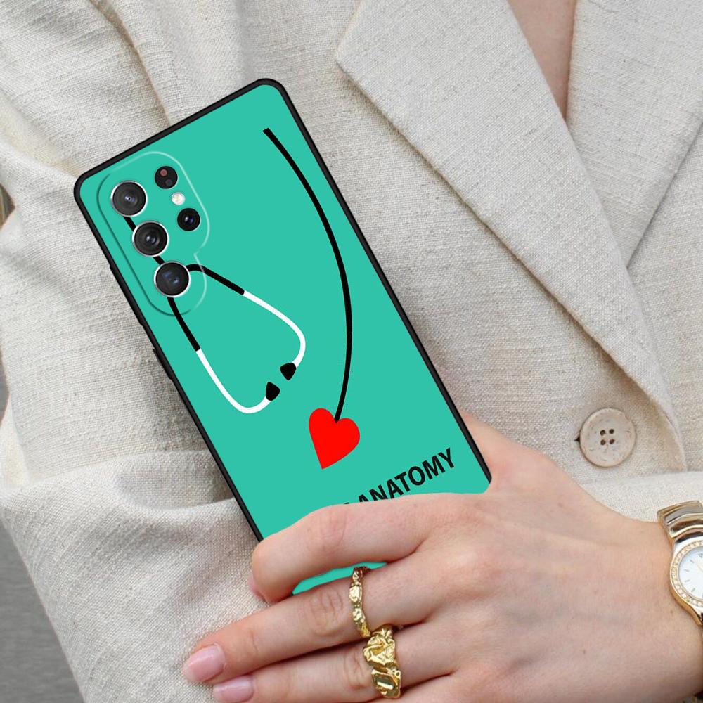 American TV Greys Anatomy Cell Phone Case for Samsung Galaxy S26 Ultra S25 S24 S23 S22 S21 S20 Note10 Cover