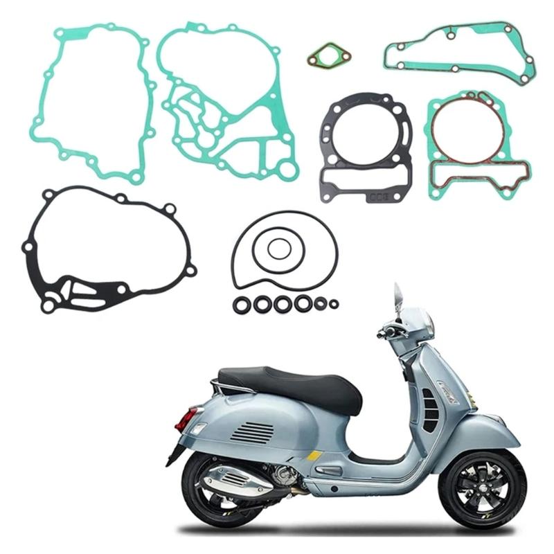 Motorcycle Full Gasket Kit Repair Part Motorbike Engine Cylinder Head Gaskets Crankcase Oil Tank Pan Gasket