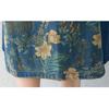 DIMANAF Women Plus Size Denim Dress Sleeveless Cottton Vintage Loose Casual Dresses Maxi Long Dress Floral Print