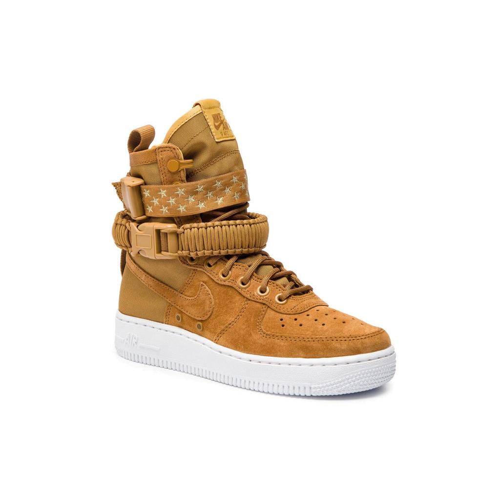 New Nike Sf Air Force 1 High Muted Bronze Women's 857872-203