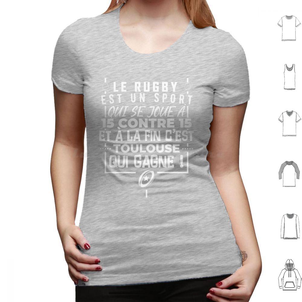 Rugby Is A Sport That Is Played 15 Against 15 And In The End It Is Toulouse Who Wins T Shirt Cotton Men Women DIY Print
