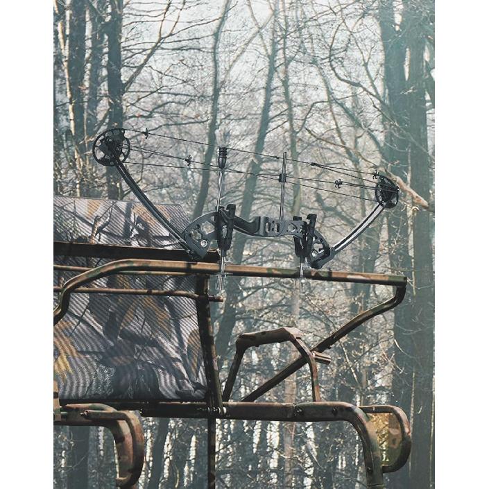 KEMIMOTO ATV UTV Hunting Tool Mount For 0.79 In - 1.97 In Square Tube, Tool Holder Rack With Rubber Straps