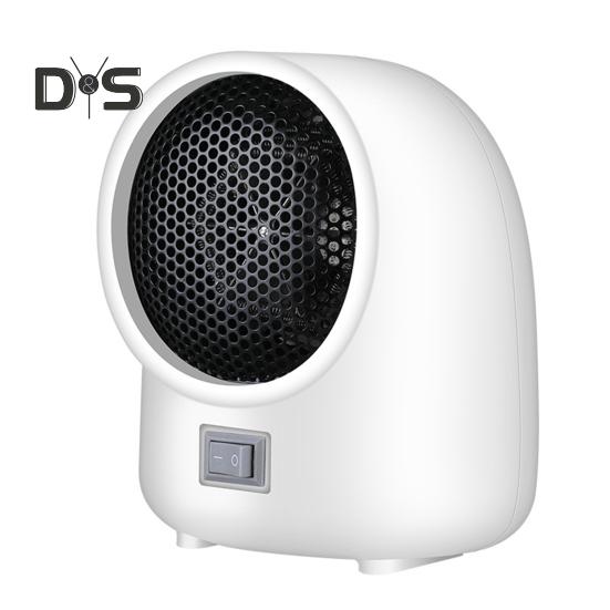 Hjem Small Space Heater Rask Oppvarming Temperatur Justerbar Stilledrift Kaldt vær Varmemaskin Romvarmer