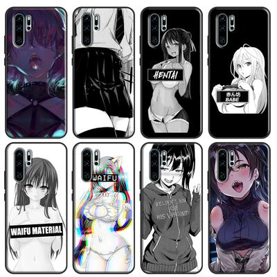 Funda de Chica Anime Sexy Para Huawei P20 P30 P40 Lite P Smart 2019 2021 Nova 5T Honor 50 Pro 8A 8X 9X 10i Coque