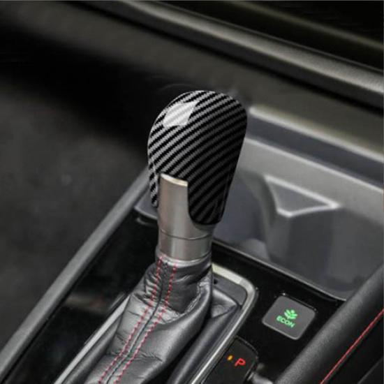 Carbon Fiber Car Gear Shift Knob Trim For Honda Accord -2025