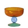 Colorful Glass Bowl Icecream Bowl Glass Bowl for Yoghurt Cute Japanese Tableware Soup Bowl Fruit Bowl Glass Spoon