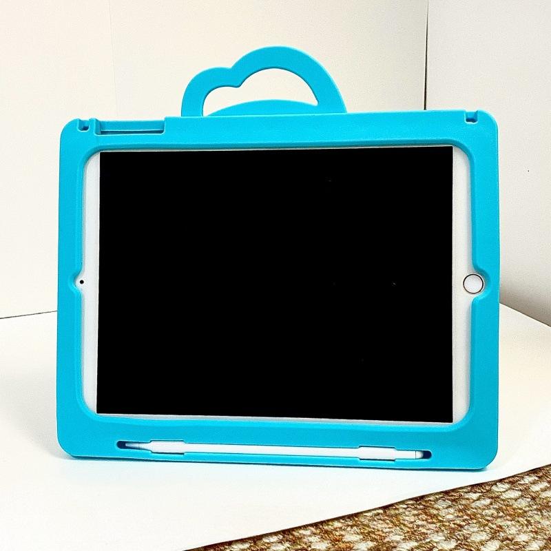 Sanrio 3D Cartoon Frog Fish Bracket Silicone Tablet Case For IPad A16 Air 2 3 4 5 6 10.9 Mini 6 7 Pro 11 9 8 7 10 11 12th 2026 Generation Case