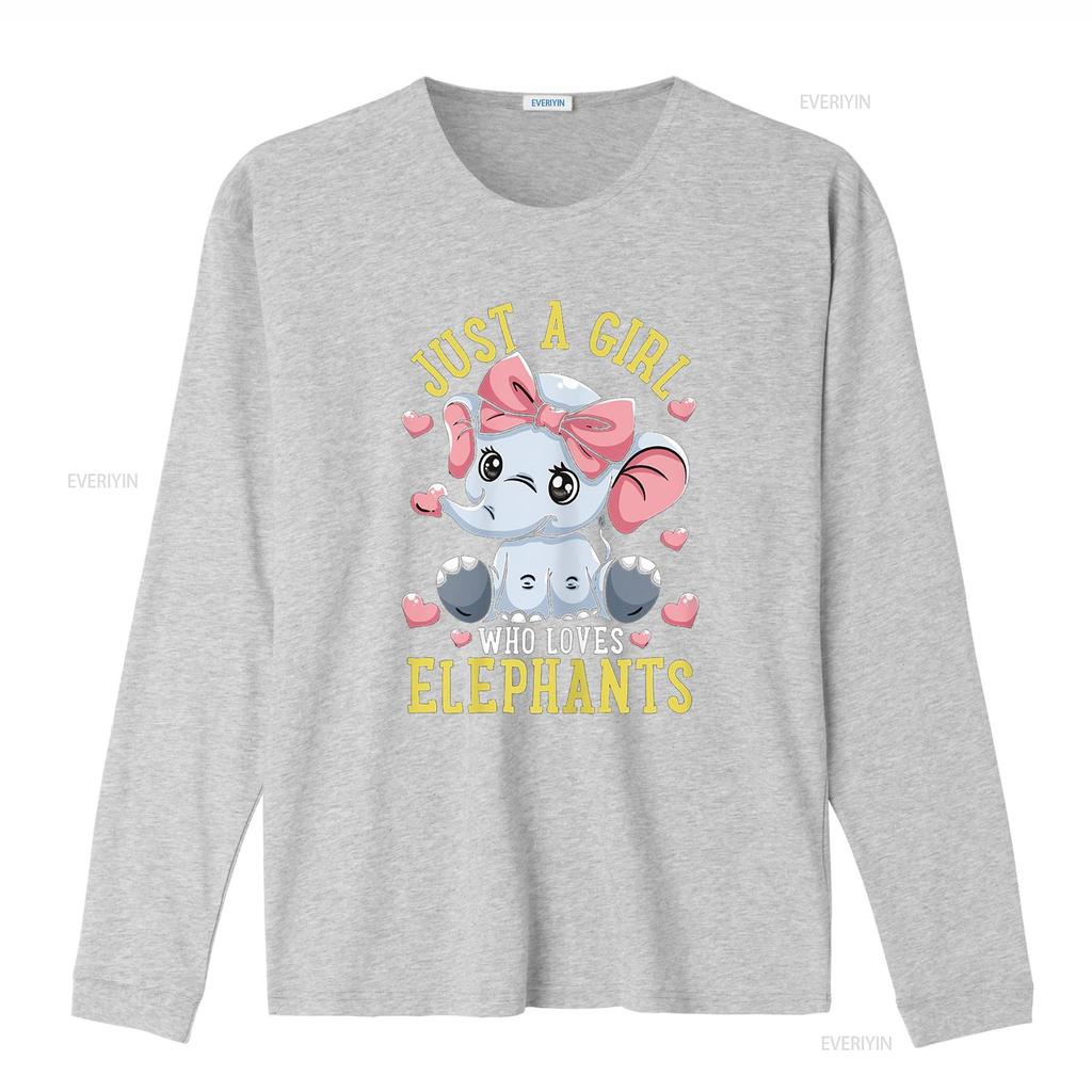 Elephant Lover Just a Girl Who Loves Elephants T Shirt vintage Washed Stylish graphic Slightly streetwear designer clothes