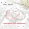 Ice-Type Stone Bracelet Bangle Transparent Agate Chalcedony Bracelet  Holiday Gifts