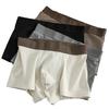 4Pcs Men Boxer Underwear Elastic Mid-Waist Design Breathable Fabric Shorts Briefs Letter Print U-Convex Panties Daily Wear