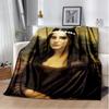 Lana Del Rey Sängerin Lizzy Grant HD Decke, Weiche Überwurfdecke für Zuhause Schlafzimmer Bett Sofa Picknick Reise Büro Abdeckdecke Kinder