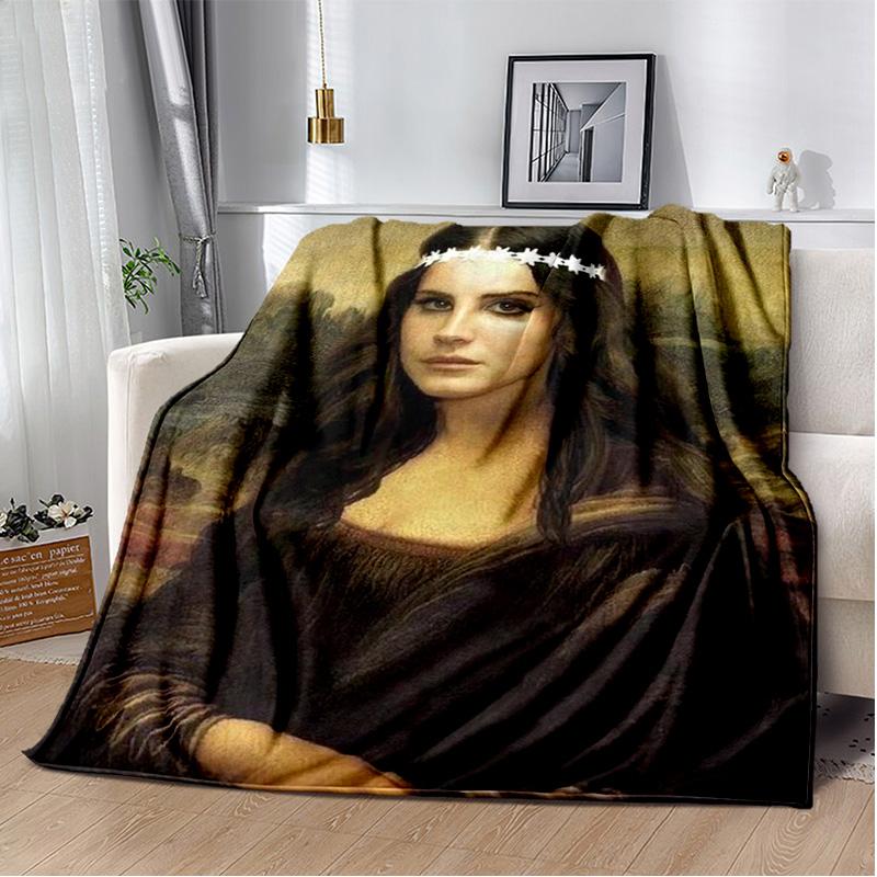 Lana Del Rey Sängerin Lizzy Grant HD Decke, Weiche Überwurfdecke für Zuhause Schlafzimmer Bett Sofa Picknick Reise Büro Abdeckdecke Kinder