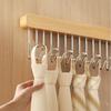 Home Clothes Storage Hanger Multifunctional Wooden Belt Hanger Sturdy Durable Tie Holder For Beanie Scarfs Bra Closet Supplies