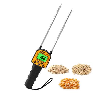 Handheld Grain Moisture Meter Robust Accurate Food Carbon Steel Needle Moisture Tester Detector