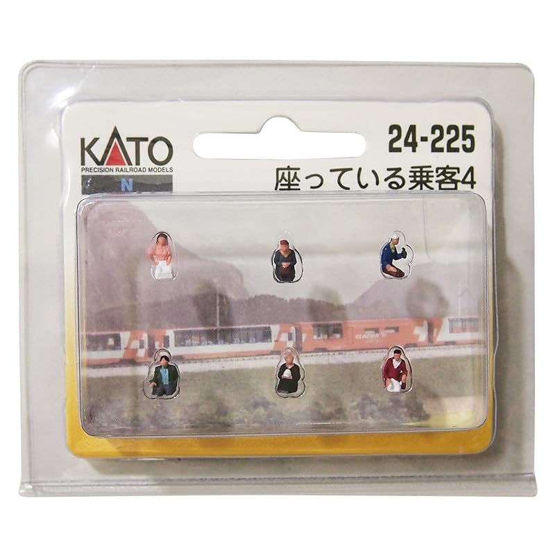 

KATO N gauge sitting passenger 4 24-225 diorama supplies