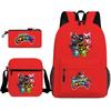 Poppy's Game Time Starry Sky Elementary School Bag Nightmare Animal Large Capacity Backpack Three-piece Set