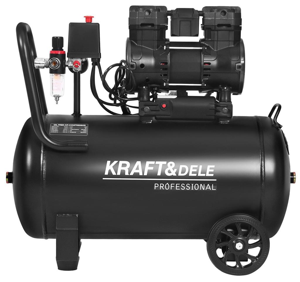 Kompresor Bezolejowy 50L 2500W | Kraft&Dele