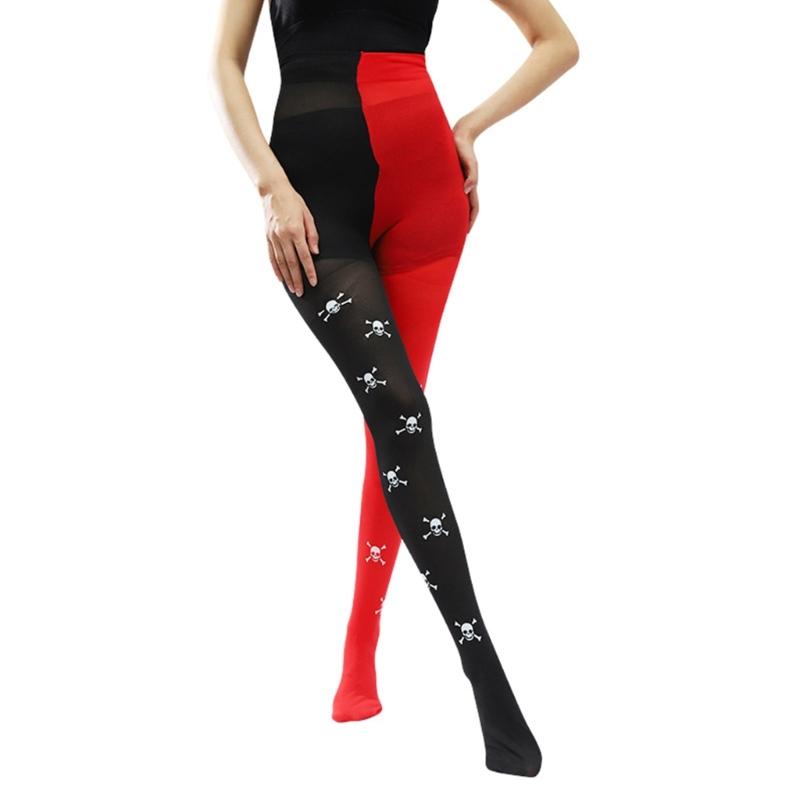 Over Knee Thigh Socks Halloween Thigh High Stockings Novelty Hosiery Printed Long Stockings for Womens Girls Gifts