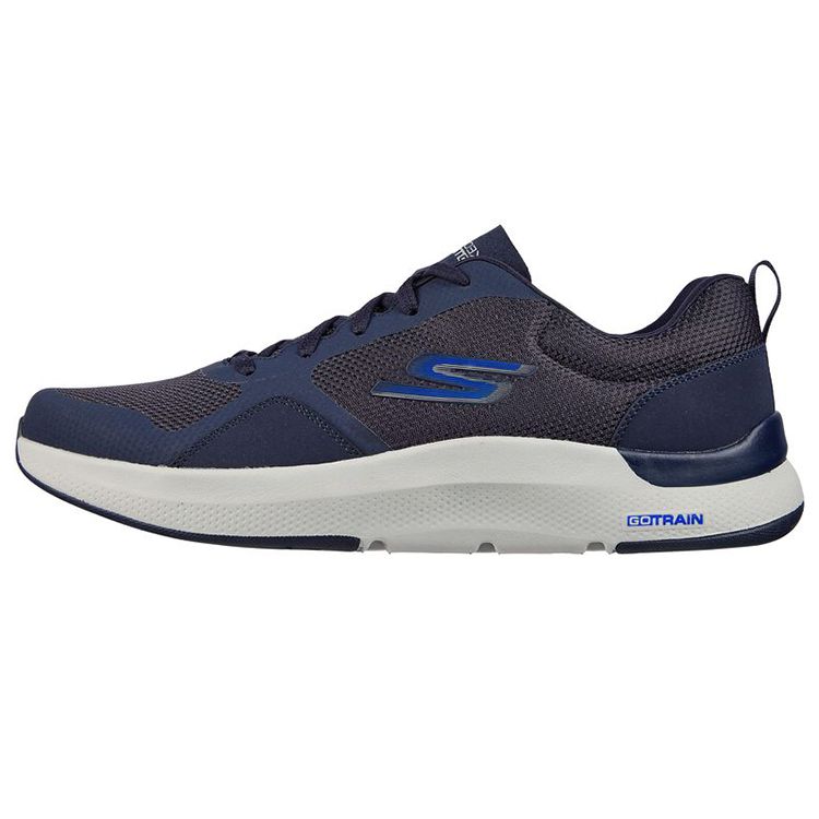 Skechers Go Train Move Comfortable Sports Fashion Shock Absorbing Durable Breathable Low Top Running Shoes Men sneakers Navy-Blue 220161-NVY