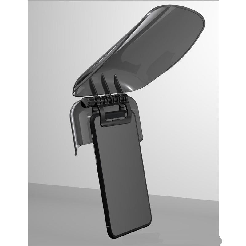 

1Pcs Adjustable Creative Riding Gear Outdoor Sun Hat Style Phone Mount Sun Shade Rainproof Universal Extended Sun Visor