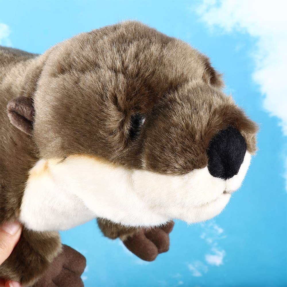 Lifelike Animal Plush Toy Soft Otter Plush Toy Simulation Otter Stuffed Animal Otter Stuffed Dolls