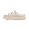 Barbara Leather Spirit Jewel Buckle Platform Mule 5.5cm Bbj422