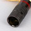 1Pc 2025 New New Metal BANANA PLUGS 24K Gold-plated 4MM Banana Connector with Screw Lock For Audio Jack Speaker Plugs White&Red