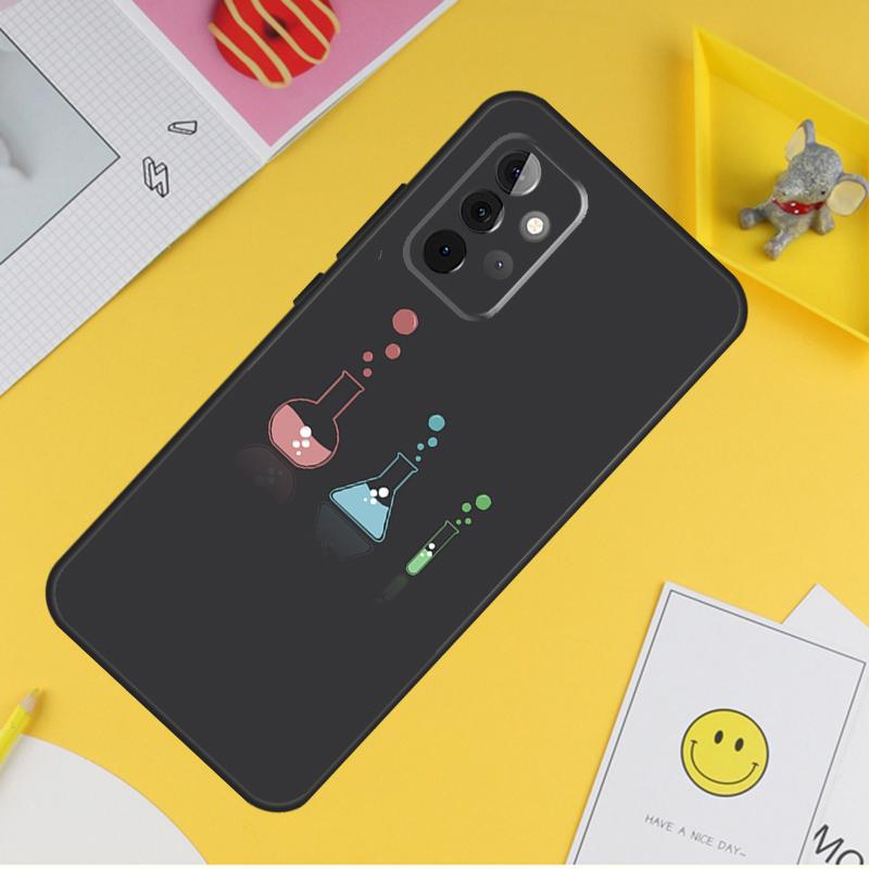 Biology and Chemistry Case For Samsung Galaxy A54 A34 A14 A56 A52 A53 A16 A26 A36 A55 A35 A15 A32 A12 A33 A13 A17
