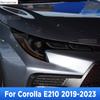 Car Headlight Protection Smoked Black Tint Anti-Scratch Protective Film TPU Stickers For Corolla E210 -2023 Accessories