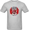 Live & Louder Punk Style Men T-Shirt The Dead Daisies Skull Grey T Shirt